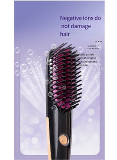 General Mini Ionic Straightening Comb – Travel-Friendly Straightener & Curler for Men/Women, Dual-Use Hair Styling Tool  - Image 3