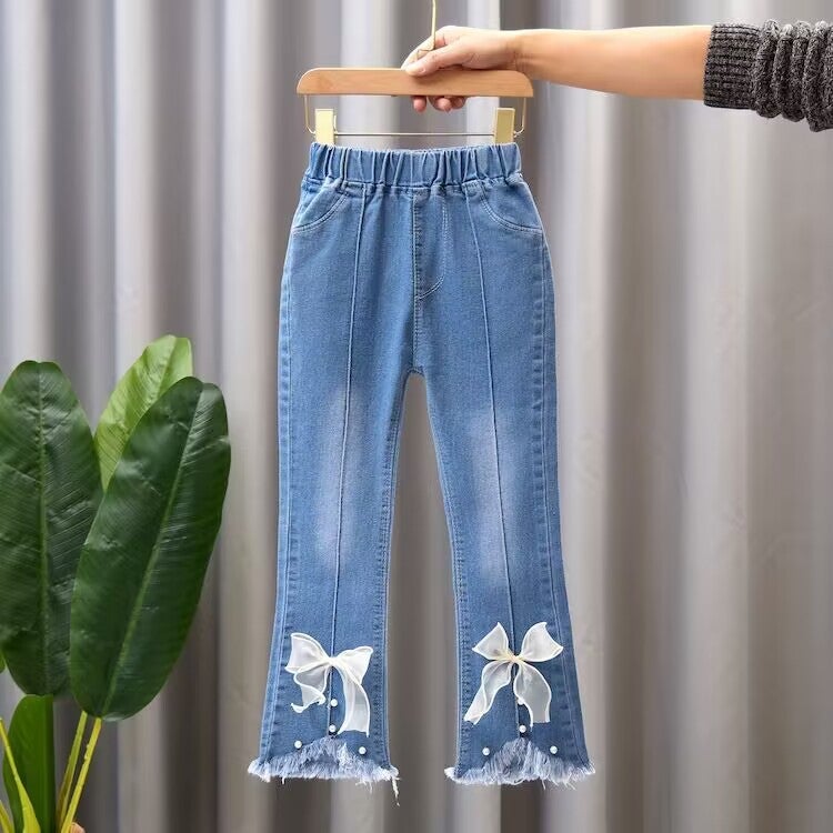 Manufacturer 2026 Children'S Jeans Kids' Pants Children'S Clothing Girls' Pants Dropshipping For Young Children - Image 1