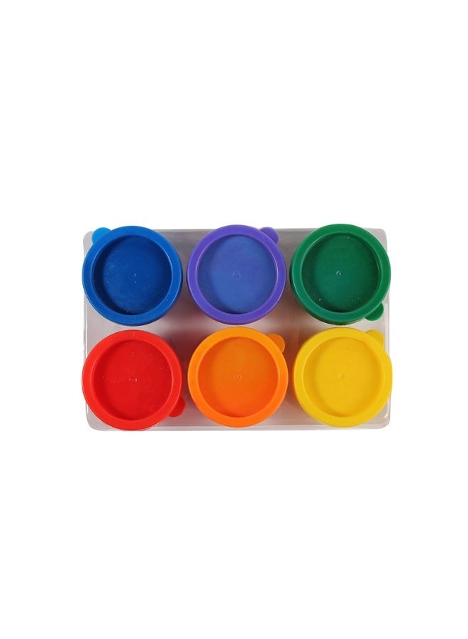 Keep Smiling 6-Color Finger Paint Set, 30ml Bottles – Non-Toxic & Washable for Kids - Image 3