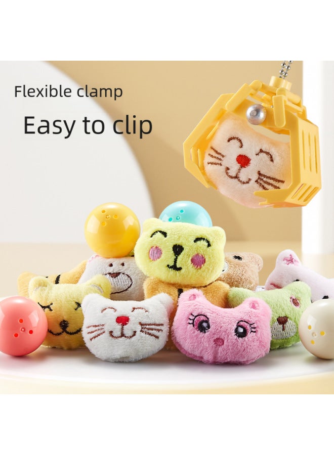 Children's Mini Capsule Toy Crane Game Small Home Use Coin Operated Doll Grabber Machine For Boys Girls Toy Trendsetter-Color:English Express Box (green Dinosaur) 10 Eggs + 10 Dolls-Specifications:S - Image 5