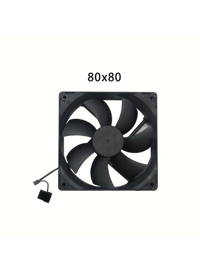 OUYUANSU 120x120mm مروحة تبريد كمبيوتر فائقة الهدوء PWM 800-1500 دورة في الدقيقة النسخة الصامتة - Image 3