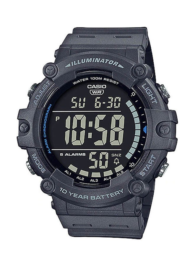 كاسيو ساعة يد بإبزيم رقمي مطاطي للرجال-AE-1500WH-8BVDF رجال - Image 1