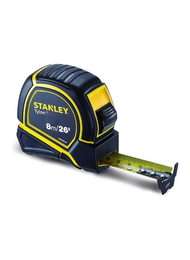 Stanley STHT36195 8m/26ft 25mm Tylon Tape Measure - Yellow/Black  - Image 1