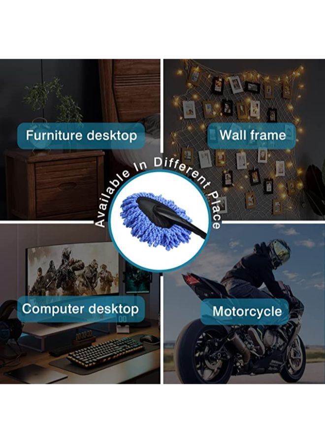 قطعتان منفضة الغبار الصغيرة للسيارة من الألياف الدقيقة الخالية من الخدوش - Image 5