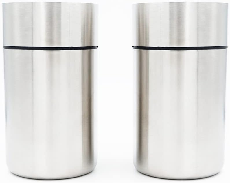 JOCHA Car Ashtray with lid smell proof Stainless Steel Portable Smokeless Detachable Windproof Self Extinguishing Butt Bucket Ash Tray for Most Car Cup Holder for Outdoor Travel Home Silver 2 Pack - Image 2