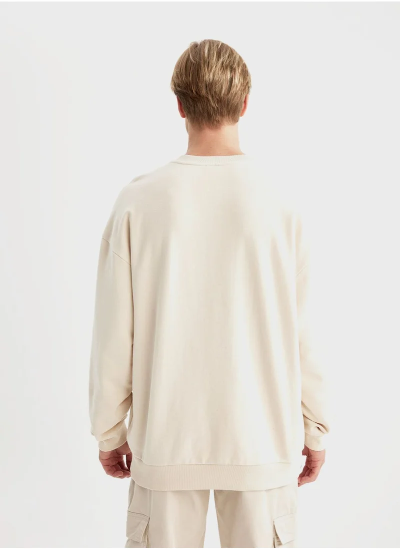 DeFacto Man Oversize Fit Sweat Shirt