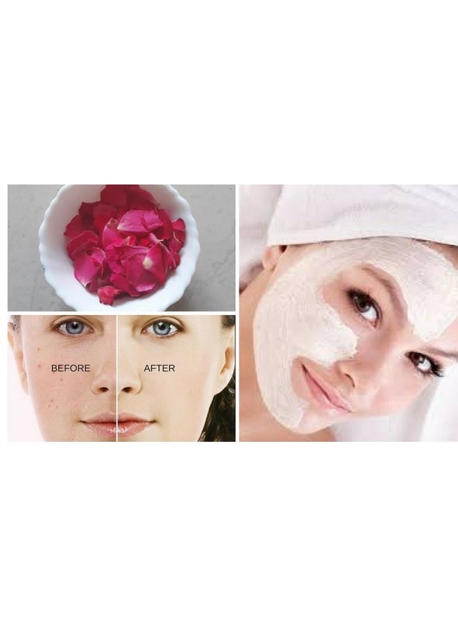 Natural Health and Herbal Products - Natural Rose Petals (Rosa Centifolia) Powder For Glowing Pink Skin Naturally By Natural Health & Herbal Products Pack Of 1 (227 Grams) - Image 1