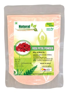 Natural Rose Petals (Rosa Centifolia) Powder For Glowing Pink Skin Naturally By Natural Health & Herbal Products Pack Of 1 (227 Grams)
