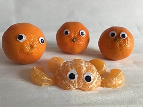 3A Featuretail Googly Eyes Wiggle Eyes Doll Eyes Art and Craft Eyes Black/White (200 Pieces, 10mm) - Image 4