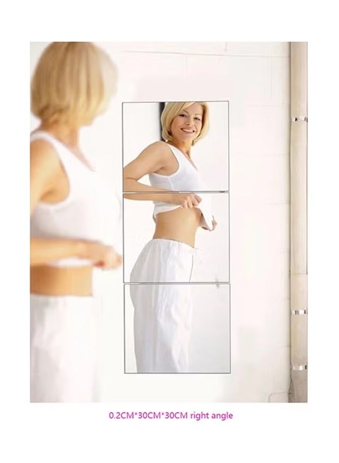 Beauenty 4-Piece Mirror Sticker 30x30cm - Image 3