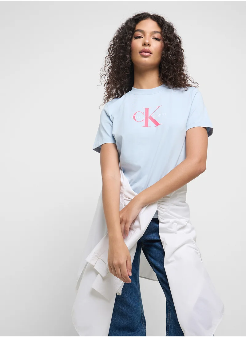 Calvin Klein Jeans Logo Crew Neck T-Shirt