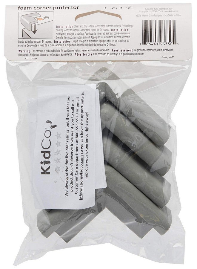 Kidco Foam Corner Protectors (4 Pack) (Grey) - Image 2