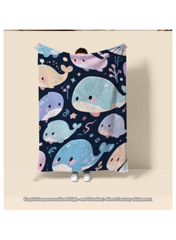 عام بطانية رقيقة من الفانيلا (دافئة ومريحة، ومناسبة للنوم واستخدام الألعاب وإزالة الغبار ومقاومة للرمل) 150 سم * 200 سم - 331 - Image 1