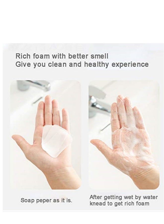 Generic 12 Box Antibacterial Soap Paper Sheets in C ute Cat Slid Case, Portable Disposable Antibacterial Nature Foaming Hand Paper Soap Sheet for Hiking, Camping, backpacking  - Image 5