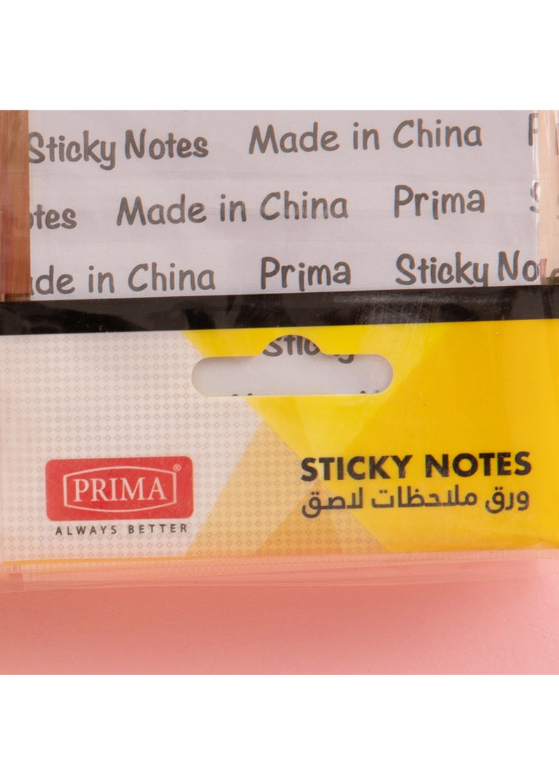 بريما 12 قطعة عالي الجودة ورق ملاحظات لاصق 3×3 (100 ورقة لكل دفتر) - علبة 12 دفتر بألوان متنوعة | لاصق قوي، ورق ناعم غير قابل للتلطيخ، قابل للإزالة وإعادة الاستخدام لتنظيم الملاحظات والتبويب - Image 3