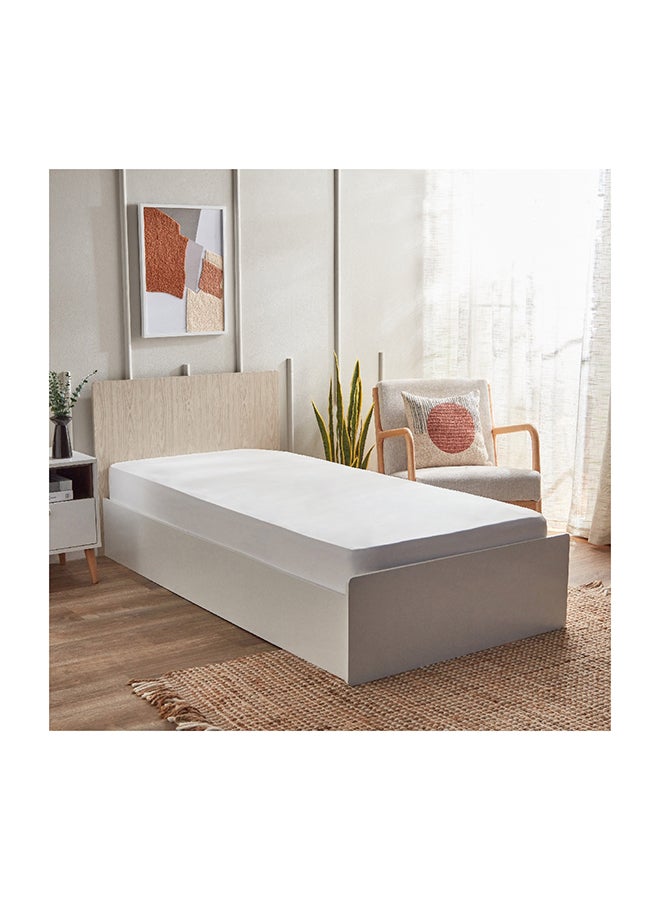 Home Box Ferum Micro Jersey Single Fitted Sheet 200 x 30 x 90 cm  - Image 1