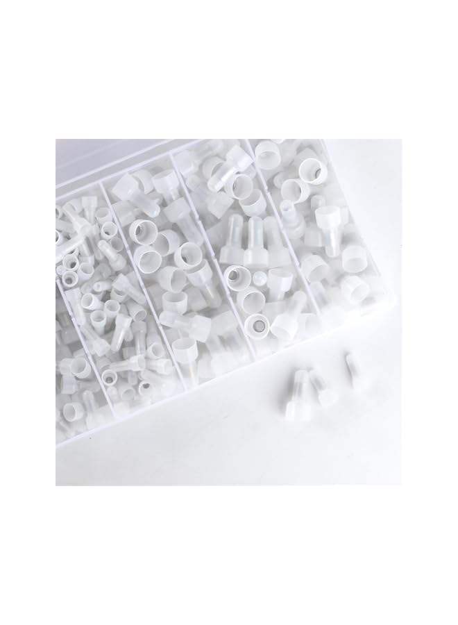 The Bros Closed End Crimp Connectors, Nylon Wire Connector Kit, Insulated Crimp Cap Terminal, 22-16/16-14/12-10 AWG, Wire End Caps for Electrical Connections, 300 Pcs - Image 2