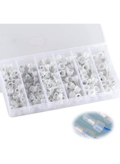 The Bros Closed End Crimp Connectors, Nylon Wire Connector Kit, Insulated Crimp Cap Terminal, 22-16/16-14/12-10 AWG, Wire End Caps for Electrical Connections, 300 Pcs  - Image 1