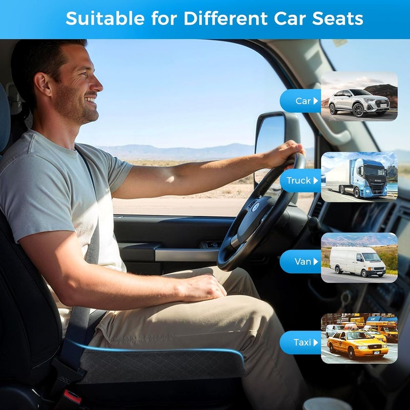 Niceeday Car Seat Cushion - Extra Large Memory Foam Support - Image 5