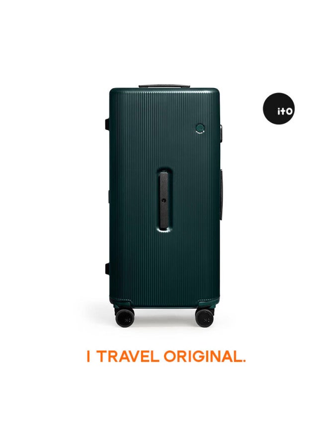 Ito Luggage Pistachio Suitcase, Trolley Case For Men And Women, Large Capacity Carry-on, Forest Green, 30 Inches - Image 1