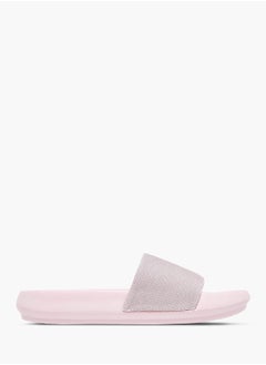 Celeste Womens Textured Slide Slippers With Slip-On Closure  - Image 1