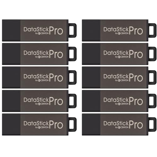 Centon 8GB DataStick Pro by Centon, 10 Pack, USB 2.0 Flash Drive Memory Stick for Storage and Backup - Image 1