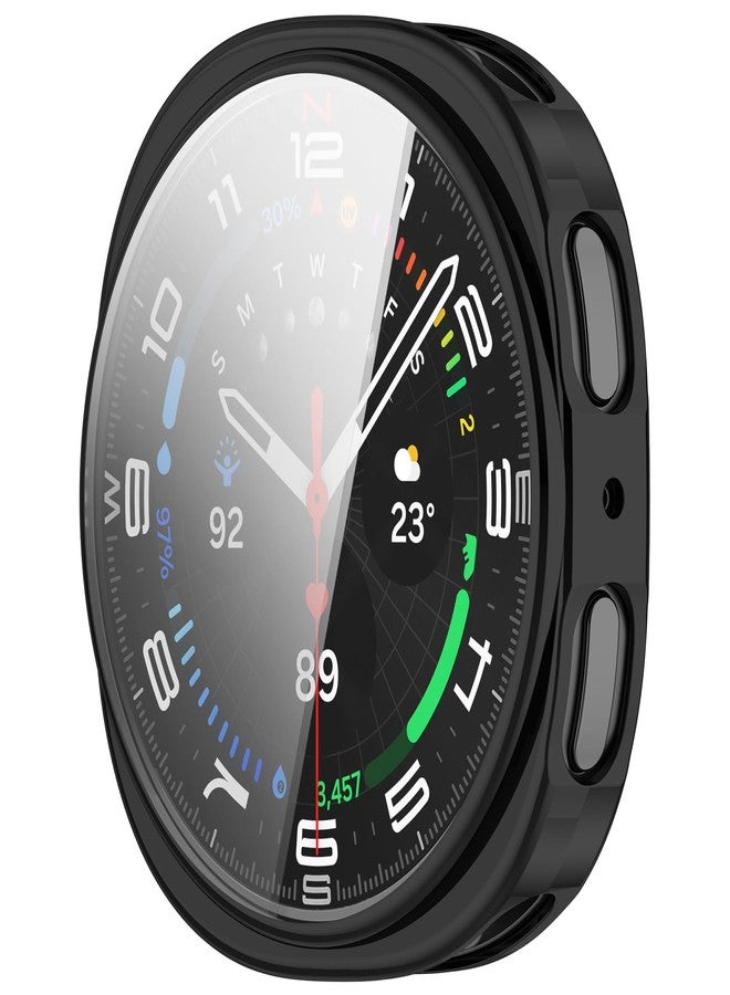 LOKEKE Compatible with Samsung Galaxy Watch 8 Protective Case Cover, Full Coverage TPU Protective Case Cover Shell Compatible with Samsung Galaxy Watch 8 40mm(Black) - Image 2