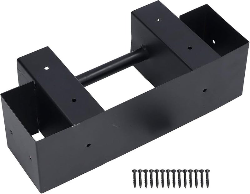 حامل تخزين حطب خارجي من الحديد مع طلاء مقاوم للعوامل الجوية حامل عملي - Image 1