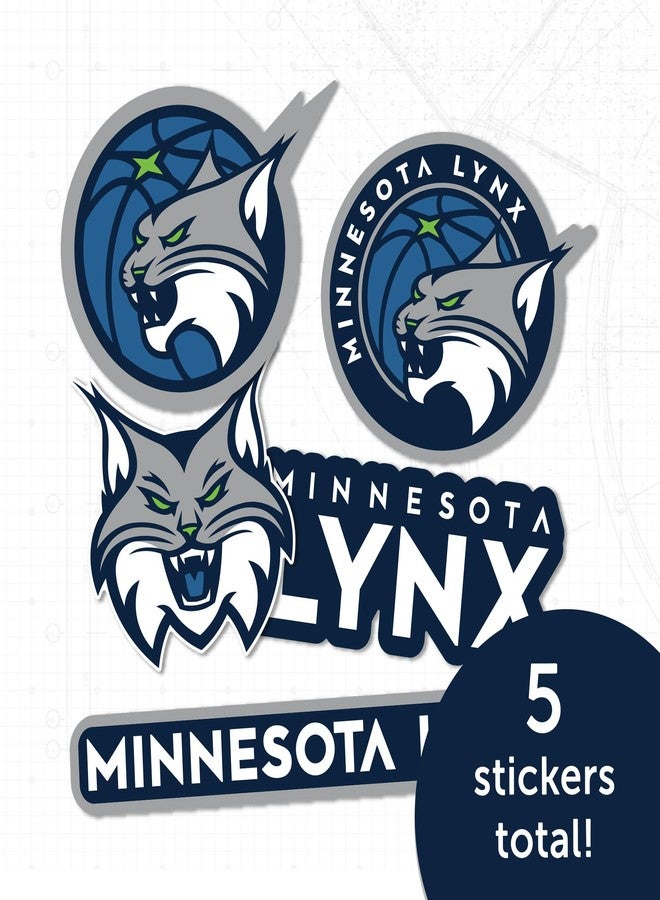 Desert Cactus Minnesota Lynx WNBA Women's National Basketball Association Officially Licensed Sticker Vinyl Decal Laptop Water Bottle Car Scrapbook (Type 2) - Image 5