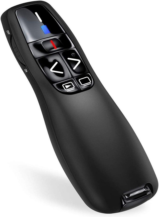 rts 2024-2025 Laser Pointer Wireless Laser Pointer Presenter Remote Control Laser Pen, for Presentation, Slide Changer, USB Power Point, PPT Controller with Clip Windows Mac PC - 2 Years Warranty - Image 1