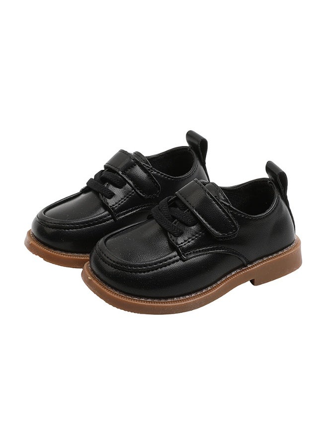 أحذية أطفال جلدية كورية جديدة لموسم ربيع وخريف 2025