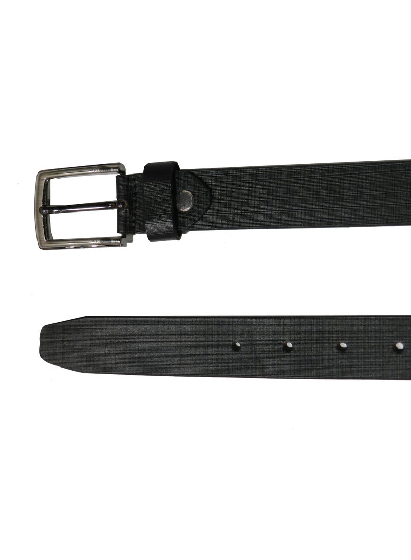 LAVERI LEATHER GENUINE LEATHER 30 MM FROMAL BELT FOR UNISEX IN BLACK  - Image 5