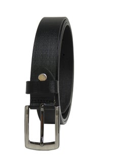 LAVERI LEATHER GENUINE LEATHER 30 MM FROMAL BELT FOR UNISEX IN BLACK  - Image 4