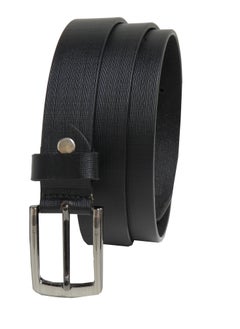 LAVERI LEATHER GENUINE LEATHER 30 MM FROMAL BELT FOR UNISEX IN BLACK  - Image 2