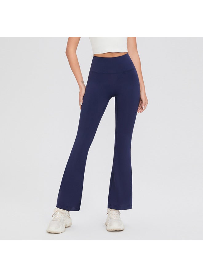 High-elastic Flared Yoga Pants, High-waisted, Tummy Control, Slimming Lifting, Height-enhancing, Casual, Quick-drying Shark Pants, Leg-lengthening