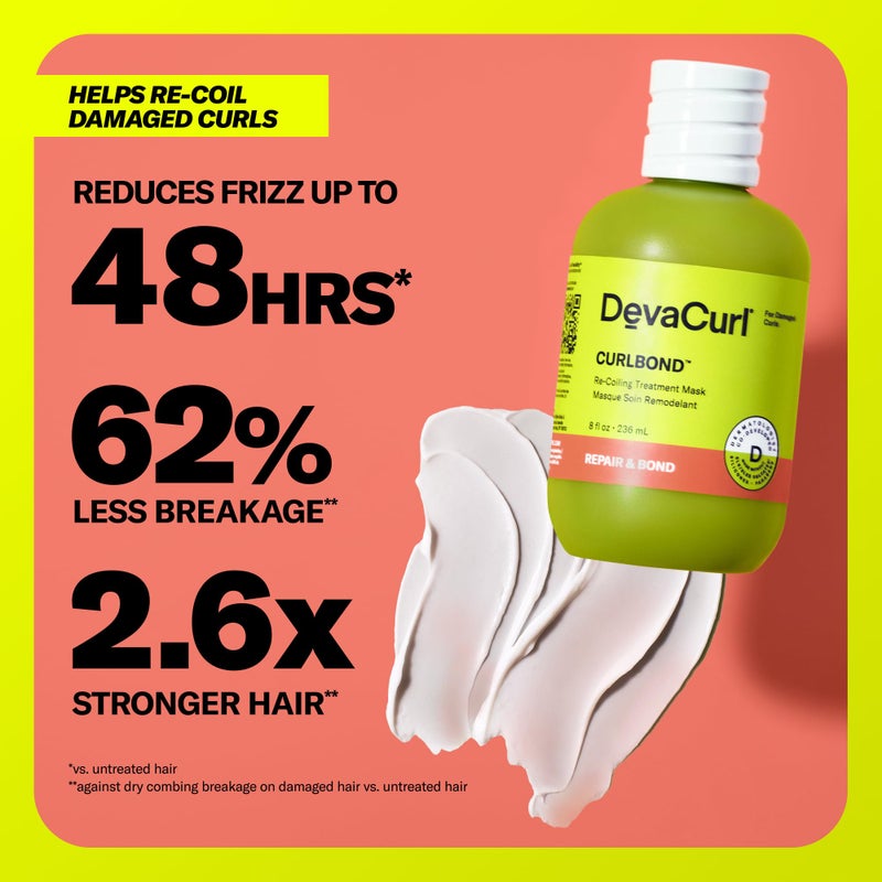 DevaCurl CurlBond Re-Coiling Treatment Mask, Cozy Getaway, 17.75 fl. oz. - Image 2