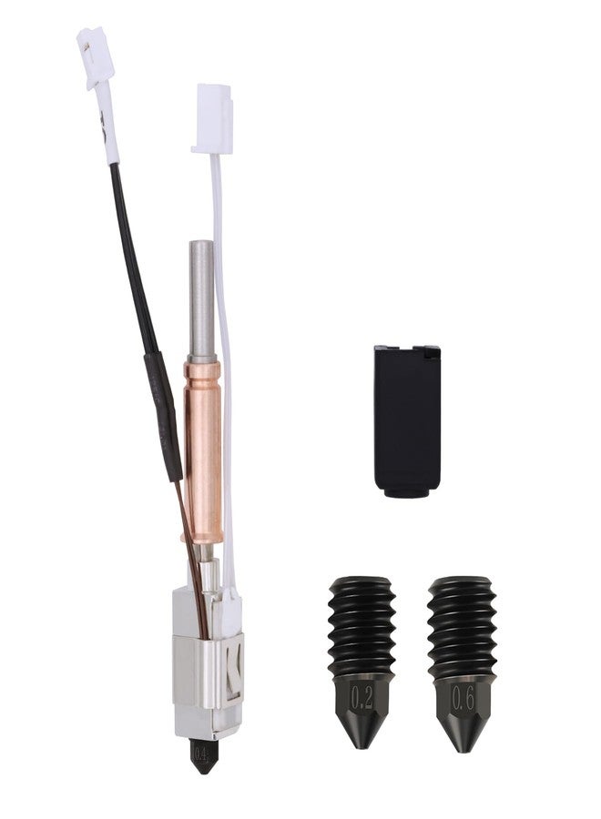 LANKEGU Upgrade Hotend Kit for Kobra 3, 24V 60W Ceramic Heater Print Head Hot End Kit with 0.2/0.4/0.6mm Hardened Steel Nozzle for Kobra 3, Kobra 3 Combo - Image 1