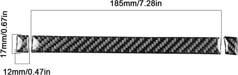 klarako لوحة التحكم الداخلية من الكربون فايبر تناسب MXklarako 5 NC/Roadster NC 09klarako 15 LHD (عبوة من 3) - Image 2