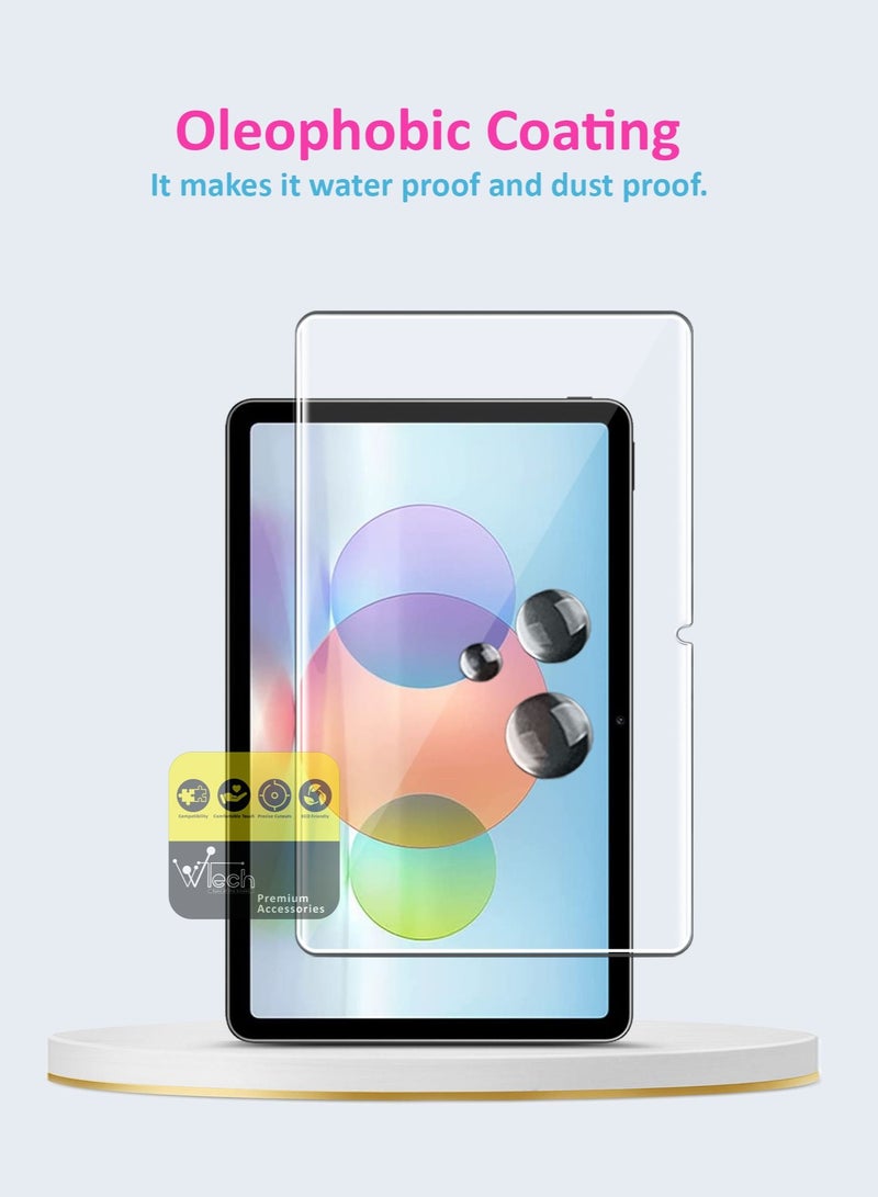 Wtech Pure Vision Series Curved Edges Full Coverage Anti-Reflection HD Tempered Glass Screen Protector For Huawei MatePad 10.4 Inch 2022 Clear - Image 5