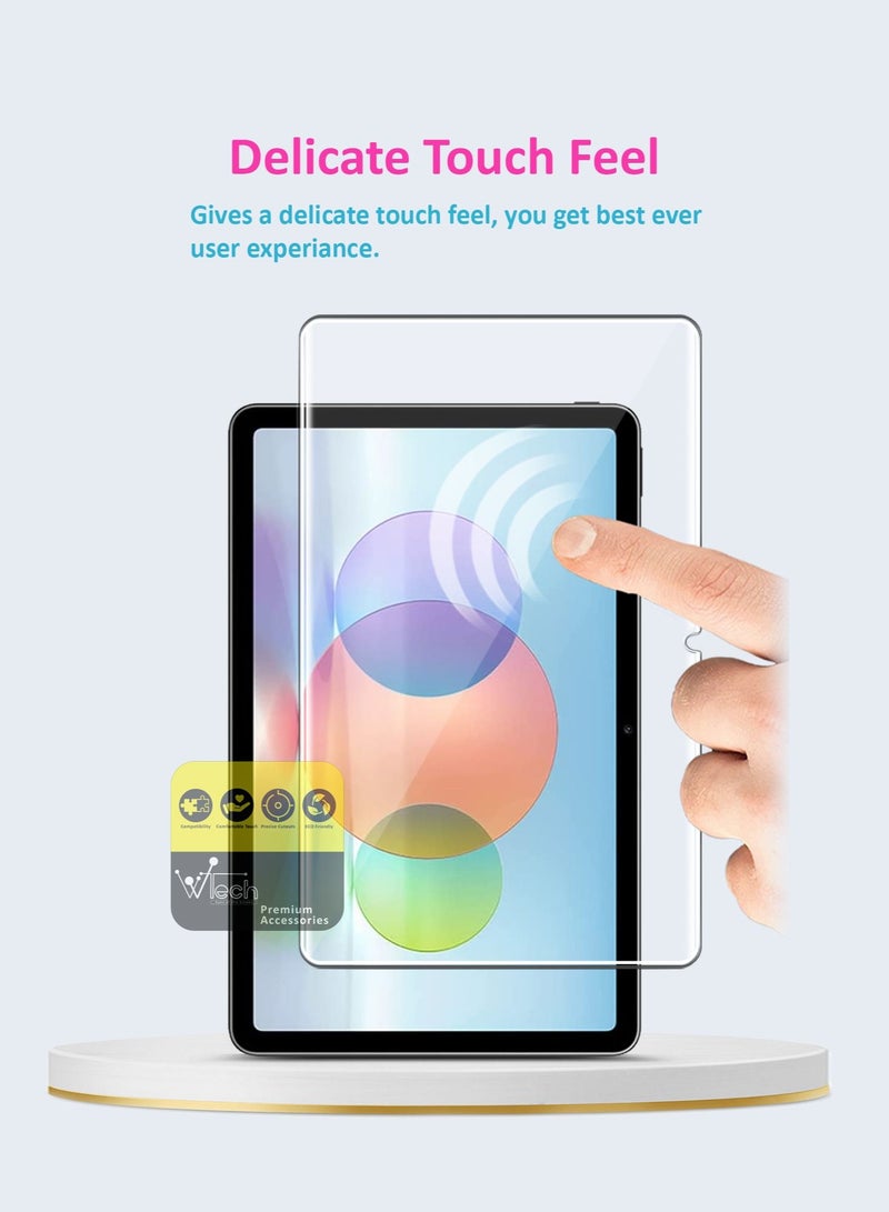 Wtech Pure Vision Series Curved Edges Full Coverage Anti-Reflection HD Tempered Glass Screen Protector For Huawei MatePad 10.4 Inch 2022 Clear - Image 4