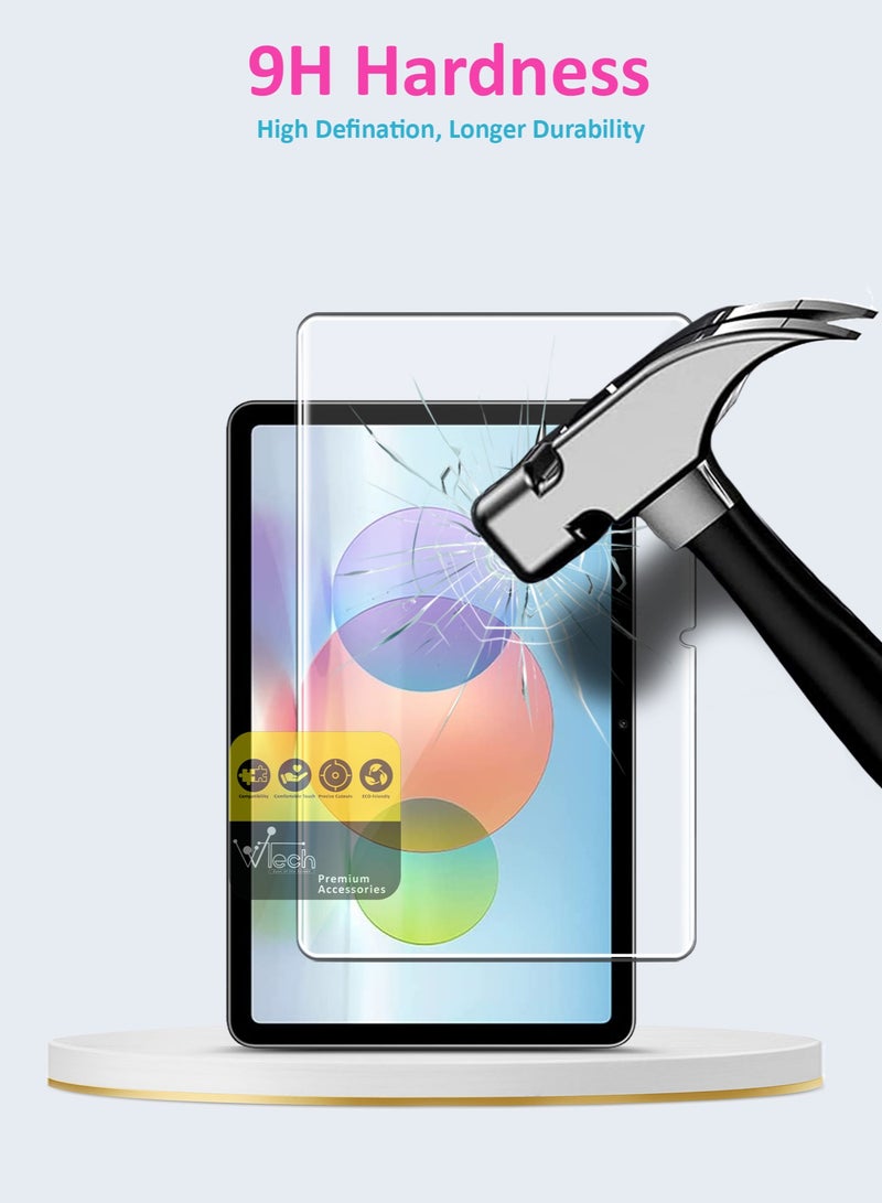 Wtech Pure Vision Series Curved Edges Full Coverage Anti-Reflection HD Tempered Glass Screen Protector For Huawei MatePad 10.4 Inch 2022 Clear - Image 3