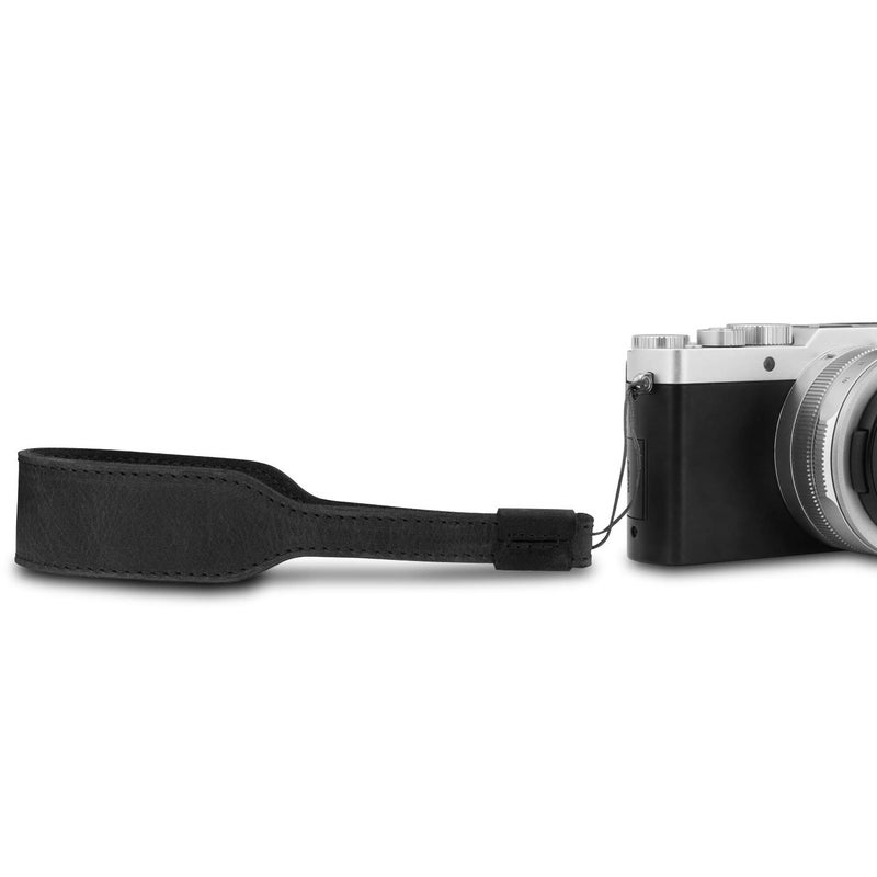MegaGear MG1612 SLR, DSLR Genuine Leather Wrist Strap, Black, One Size - Image 2