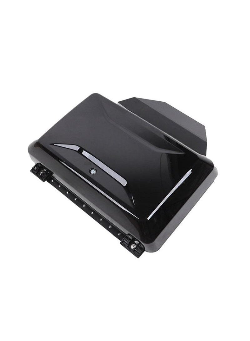 Black side toolbox storage box designed for vehicle - Image 2
