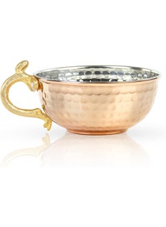 Copper Shaving Bowl and Cup  Turkish Hand Hammered Shaving Bowl  Safety Razor and Brush Holder  Traditional Shaving Cup  Lather Bowl for Shaving  Barbers Shop Utensil