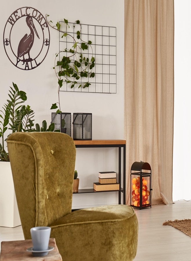 BestGiftEver لوحة ترحيب معدنية على شكل طائر البجع مقاس 24 بوصة من BestGiftEver - لوحة جدارية دائرية لديكور ساحل لويزيانا، زينة خارجية بحرية معلقة، لمسة زهرة الزنبق، مثالية لمنزل الشاطئ أو الفناء أو الشرفة الأمامية أو الحديقة - Image 5