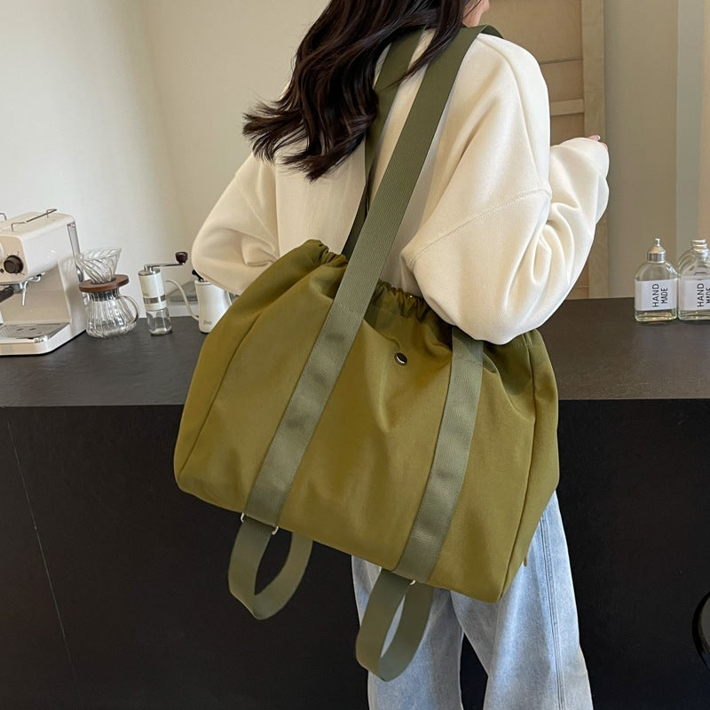 New Korean Style Simple Portable Tote Bag Large Capacity Multi-Function Backpack Outdoor Leisure Travel Backpack - Image 2
