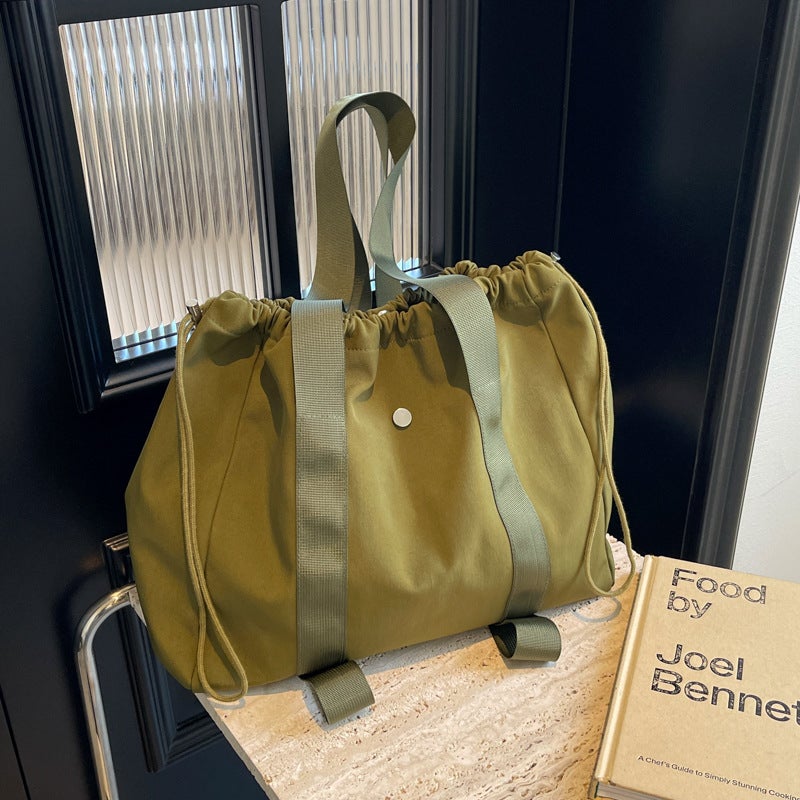 New Korean Style Simple Portable Tote Bag Large Capacity Multi-Function Backpack Outdoor Leisure Travel Backpack - Image 1