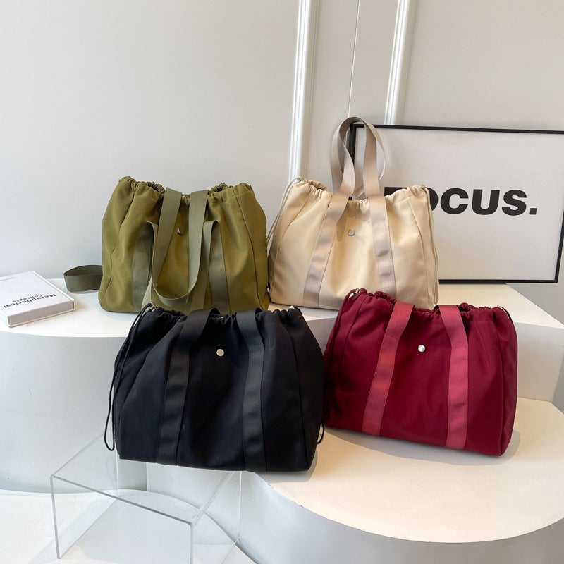 New Korean Style Simple Portable Tote Bag Large Capacity Multi-Function Backpack Outdoor Leisure Travel Backpack - Image 4