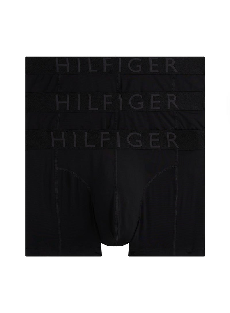TOMMY HILFIGER 3-Pack Metallic Waistband Trunks - Image 1