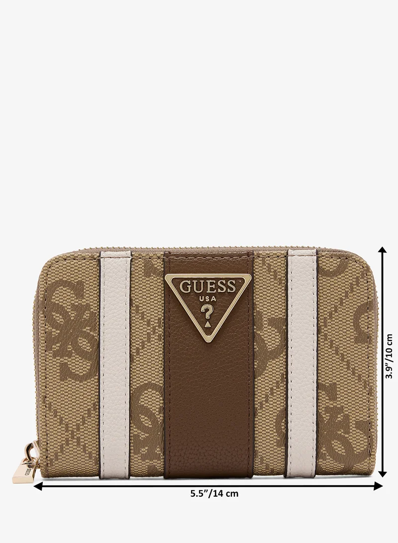 Guess  Laurel II Medium Zip Around Bi-Fold Wallet for Women | Best Price UAE